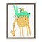 Stupell Industries Wild Animals with Saxophone Floating Frame By Carla Daly